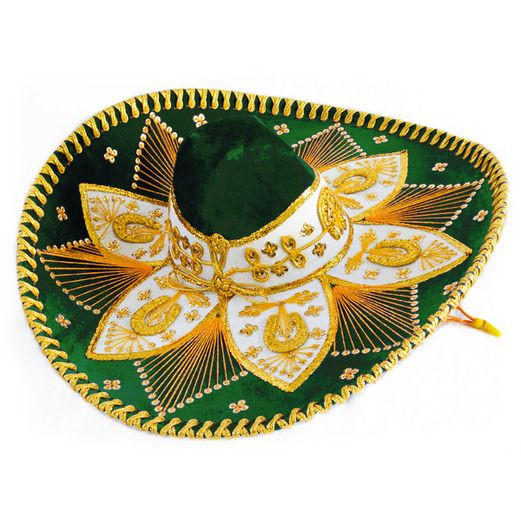 Green and Gold Mariachi Sombrero Questions & Answers