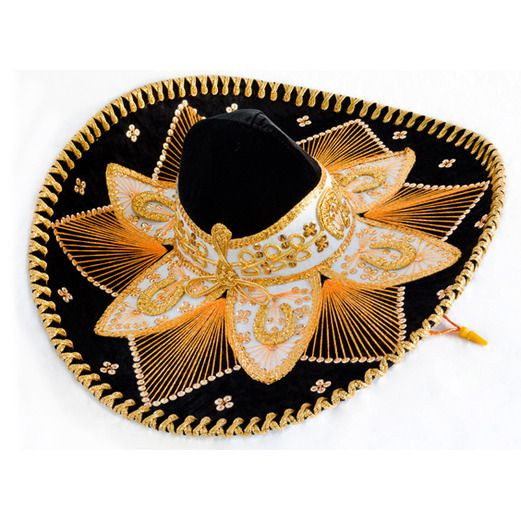 Black and Gold Mariachi Sombrero Questions & Answers