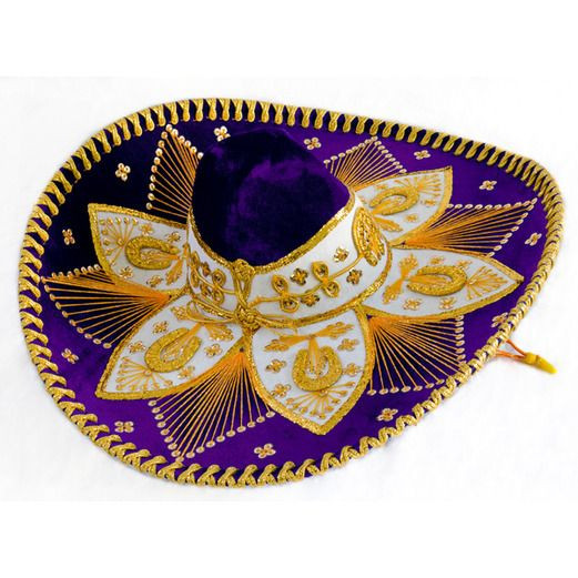 Does the sombrero have any additional decorative elements?