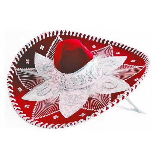 Red and Silver Mariachi Sombrero Questions & Answers