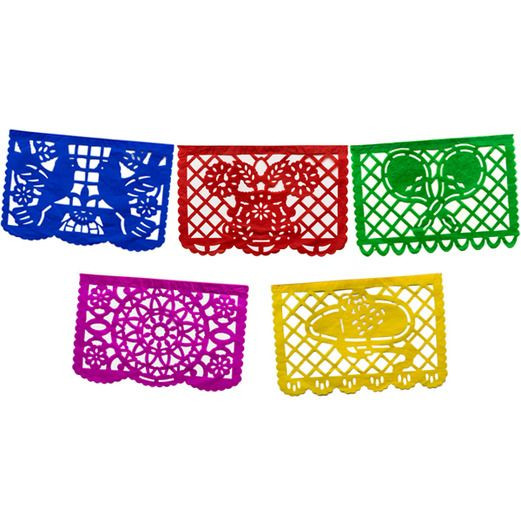 Large Paper Picado Banner- Multicolor Questions & Answers