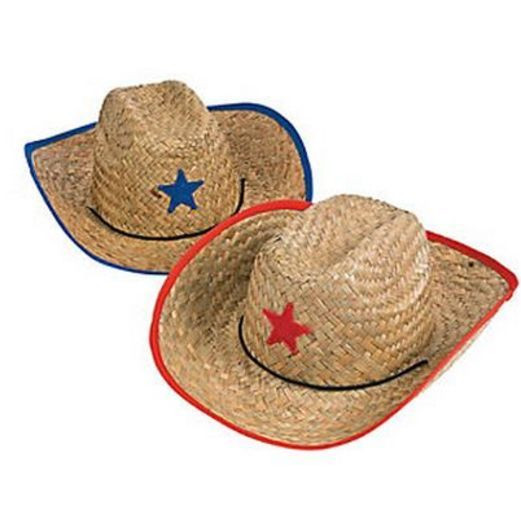 What size are these adult straw hats in the Adult Star Cowboy style?